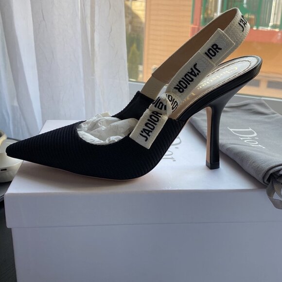 Christian Dior J'Adior Slingback Pump Black - Picture 1 of 10